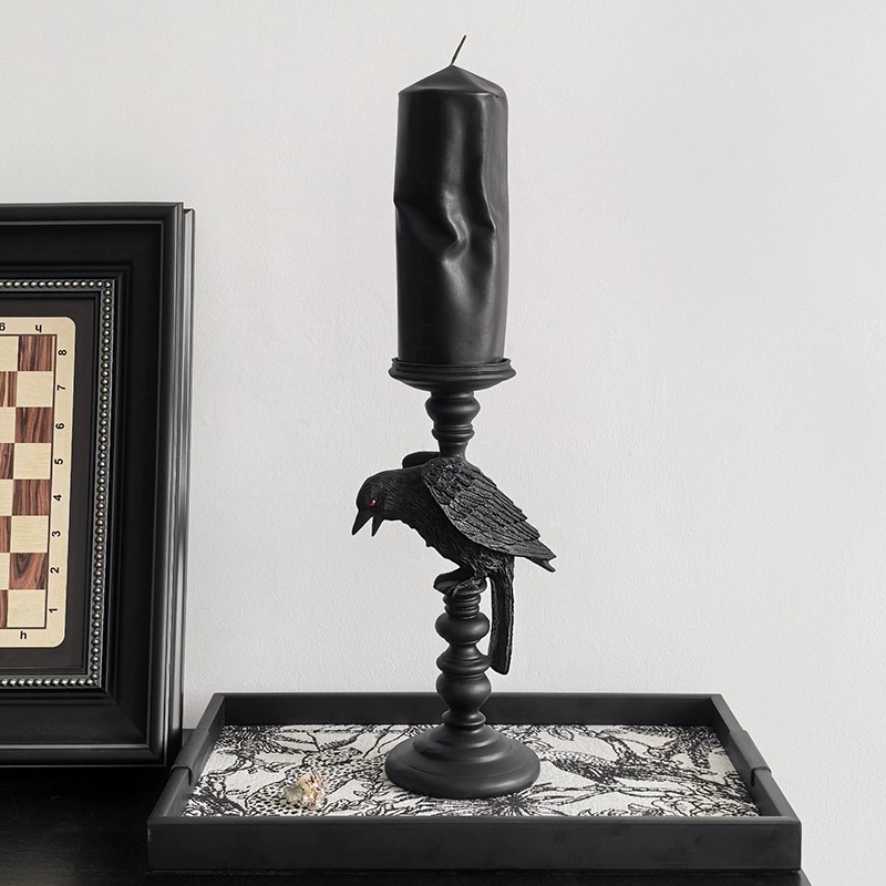 Elements Lighting Decor - Castiçal de luxo leve com elementos