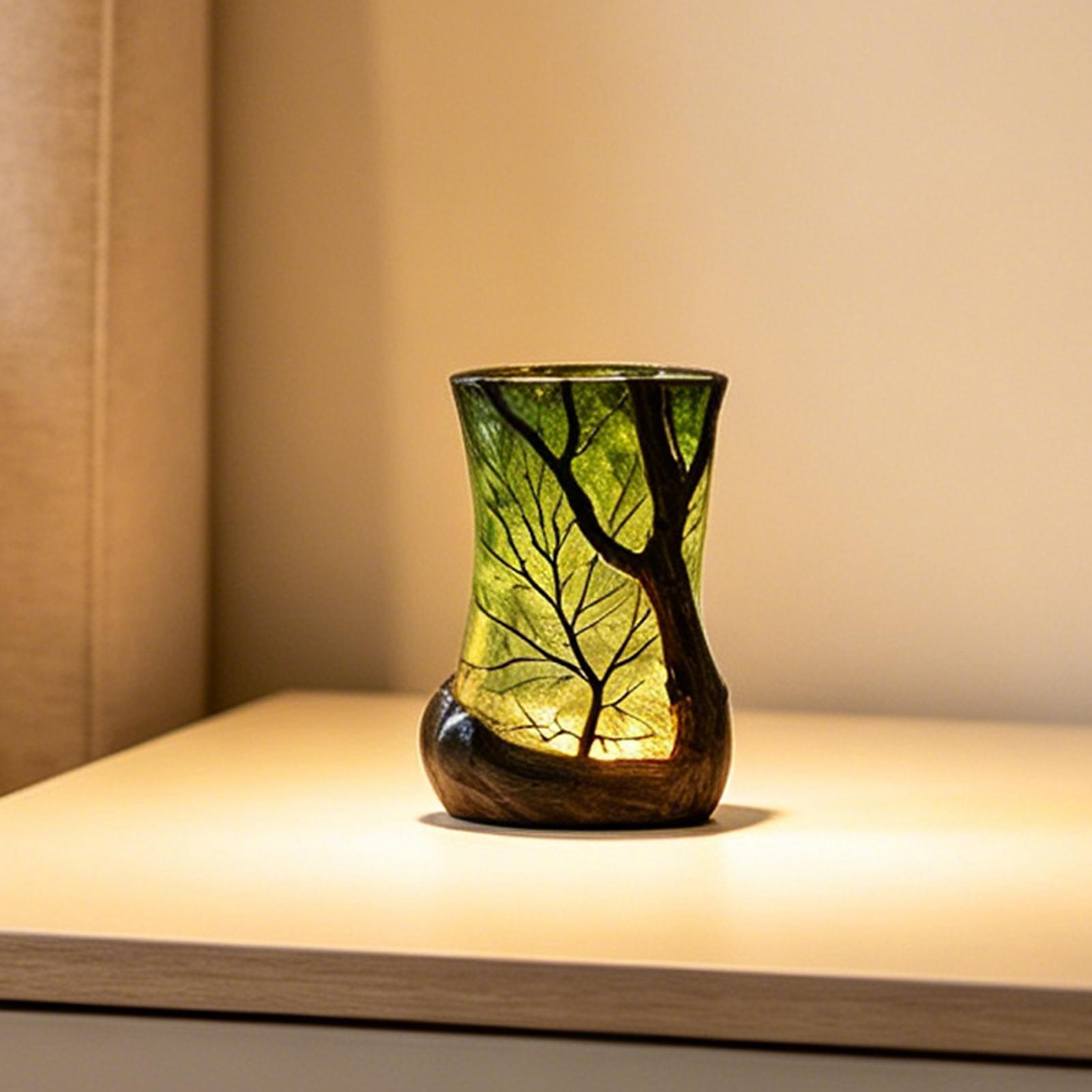 Lighting Decor For Room - Luminária de Mesa Decorativa Floresta Noturna: