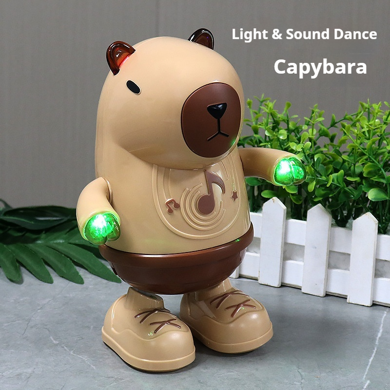 Home Decor Lighting Wholesale - Brinquedo Elétrico Dançante Capivara com Luz