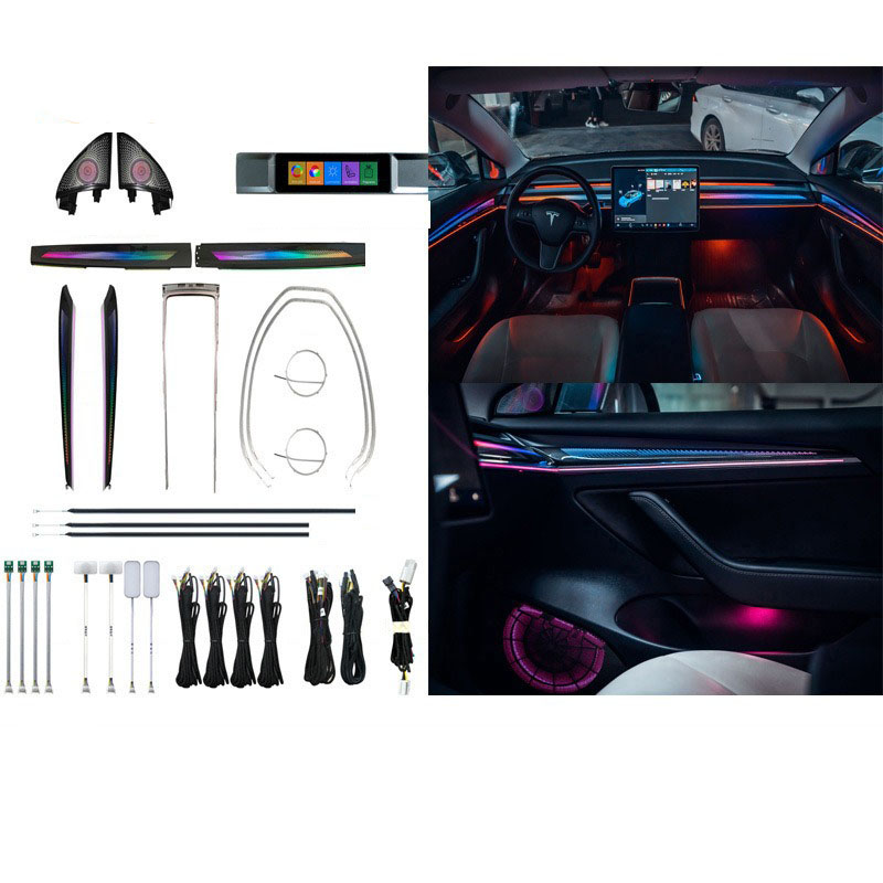 Lighting Interior Decor - Para Tesla Model 3 Y, Modificação