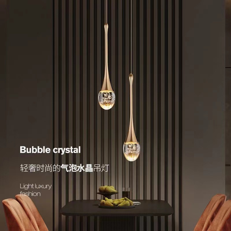 Decor Lighting Online - Nova bolha de cristal lustre luxo