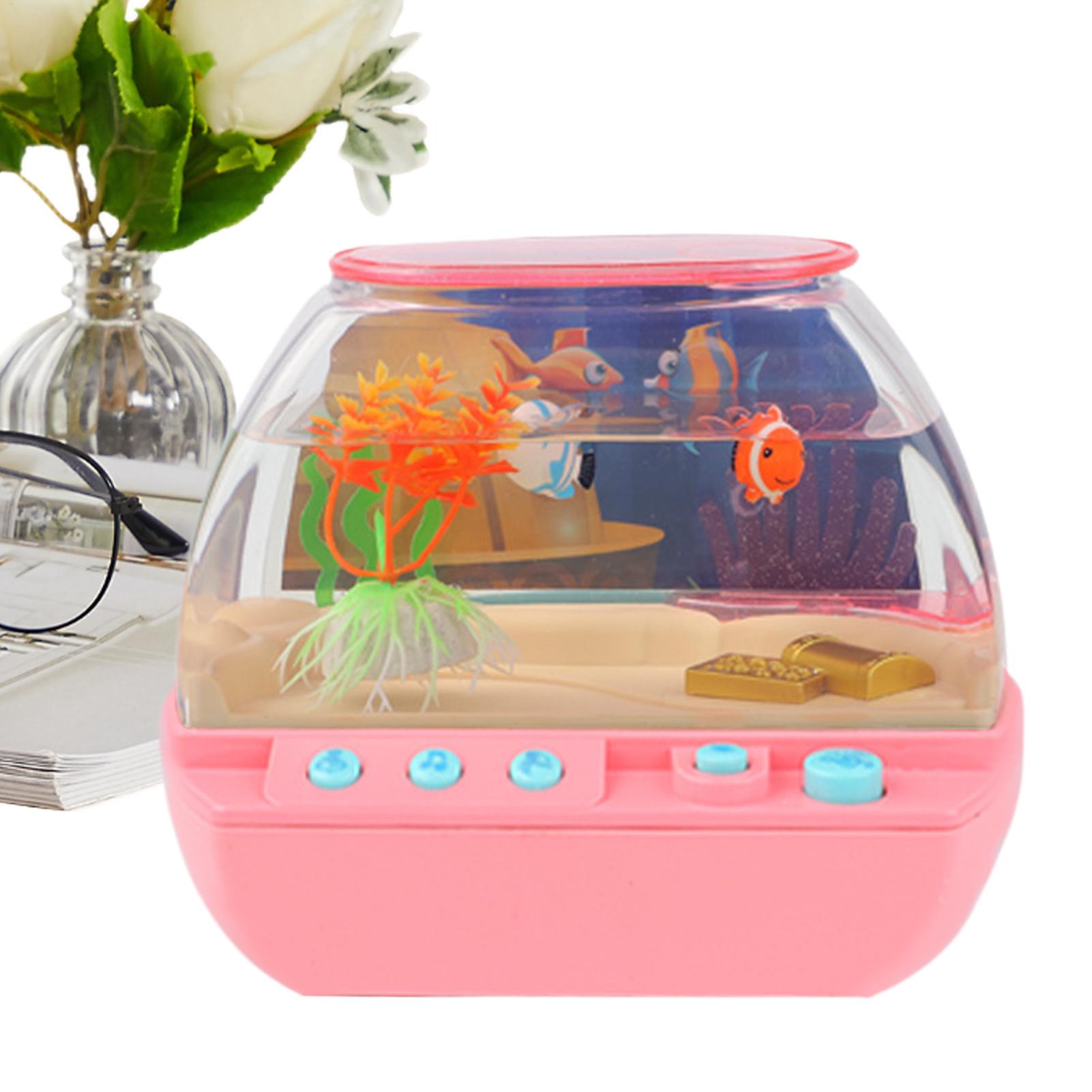 Lighting Decor For Room - Aquário de Brinquedo com Música e