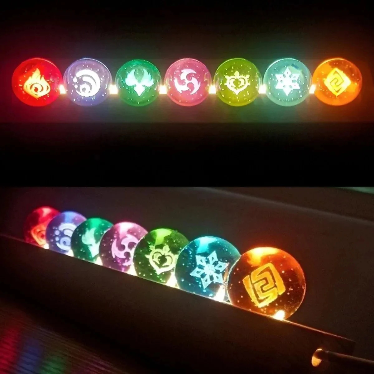 Elements Lighting Decor - Jogo genshin impacto bola de cristal