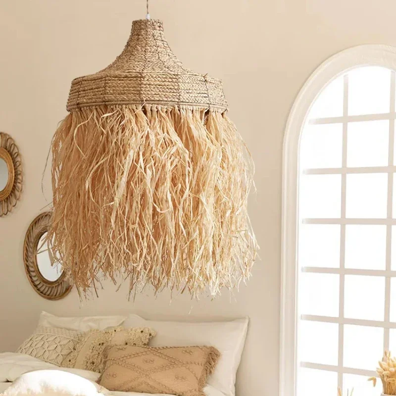 Decor Lighting Australia - Luminária Pendente Artesanal de Rattan Trançado