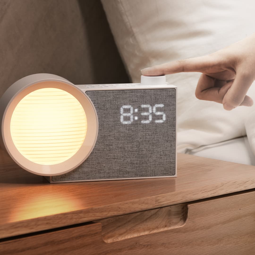 Lighting Decor For Room - WILIT Luminária Noturna LED com Despertador,