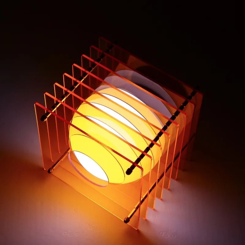 Lighting Decor For Room - Luminária Lua DIY de Acrílico com