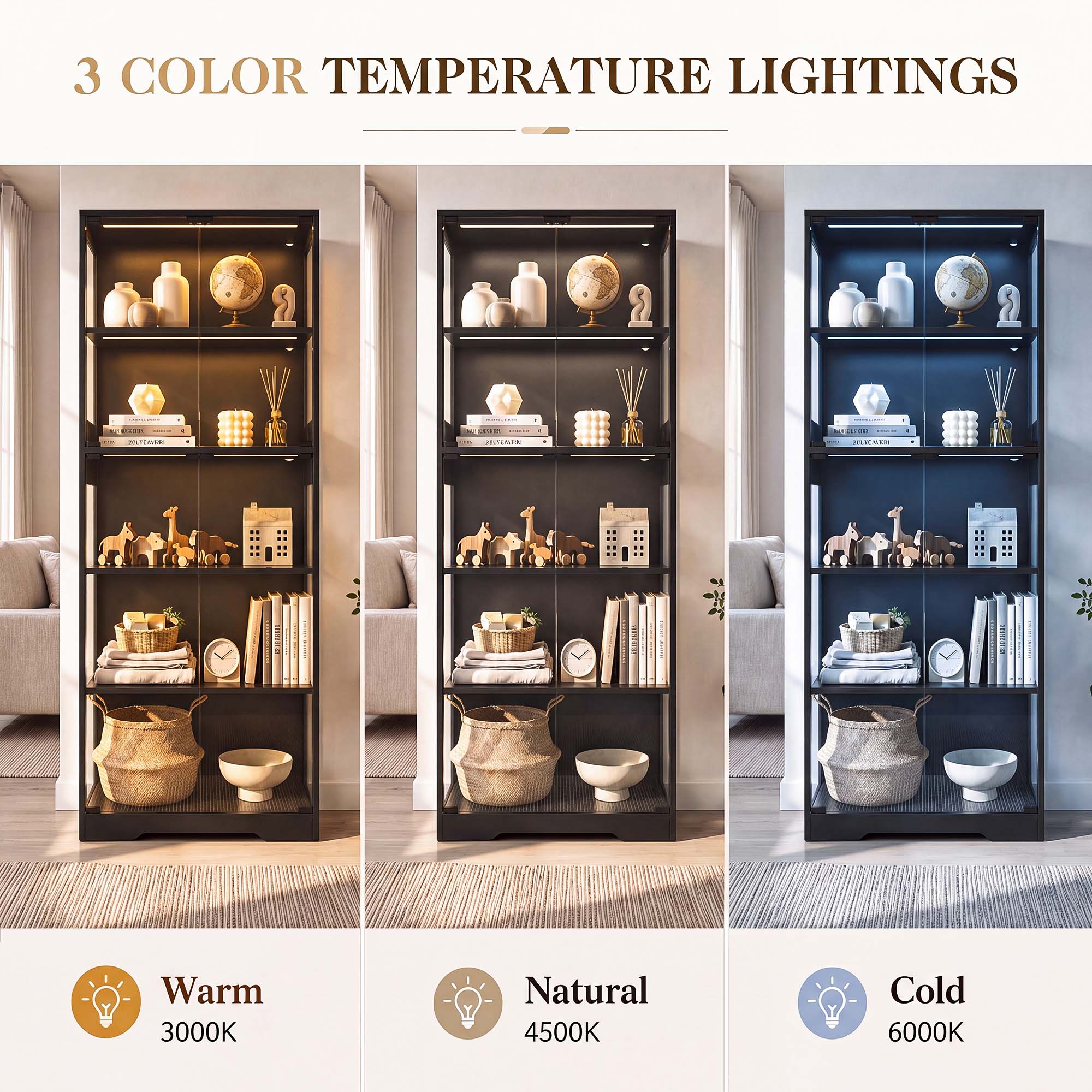Armário Expositor TCGBKAF de 5 - Lighting Decor For Room avaliação e preço