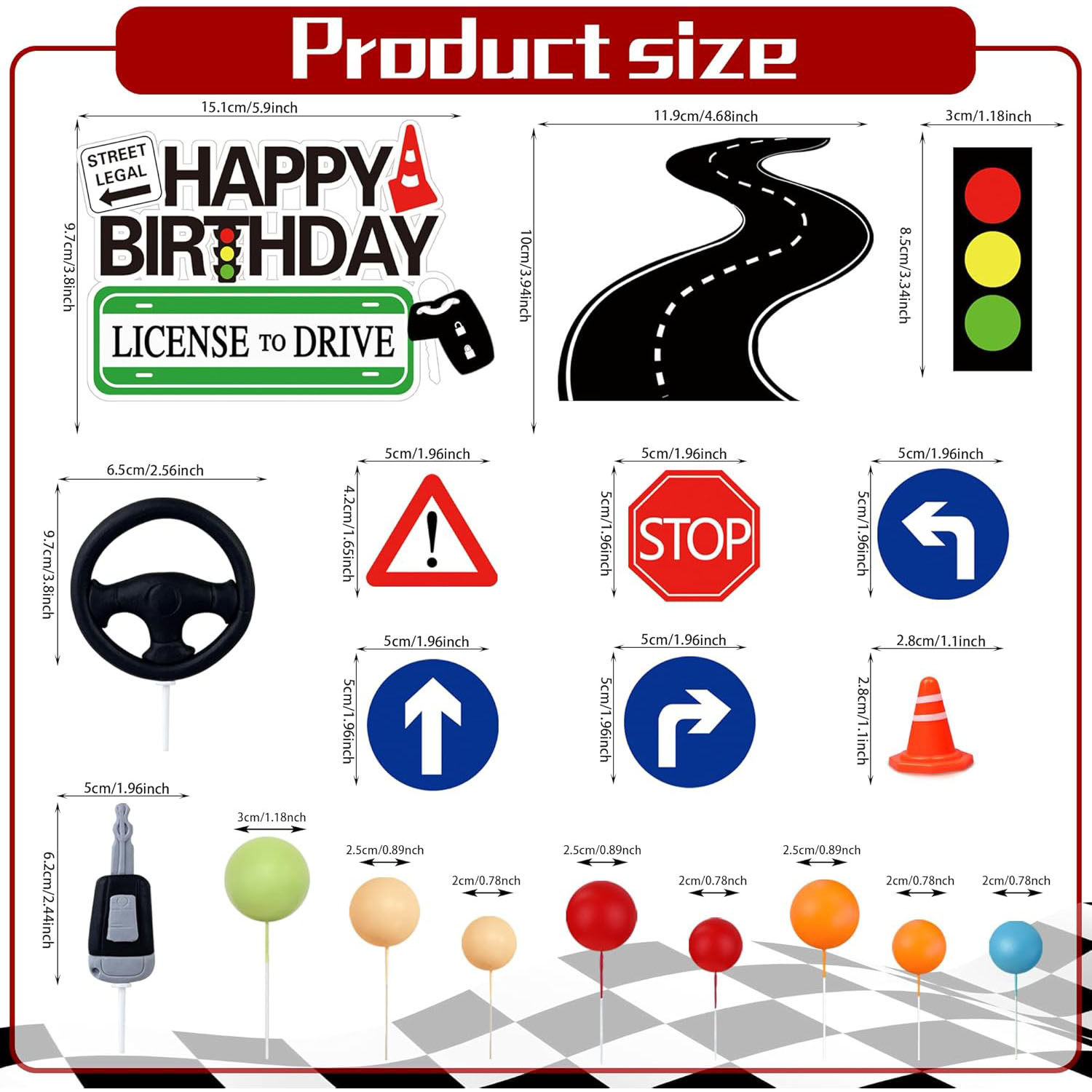 Topper de bolo de licença de m - Lighting Mcqueen Birthday Decor avaliação e preço