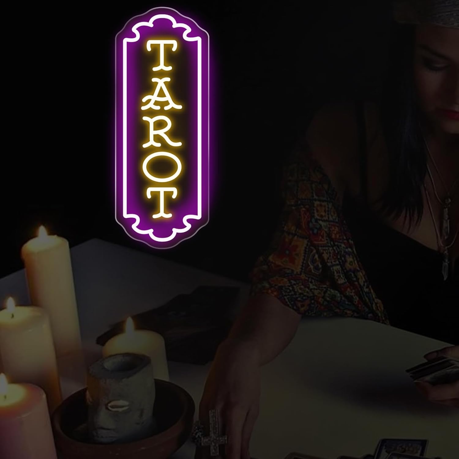 Letreiro de Neon Tarot com Ali - Lighting Decor For Room avaliação e preço