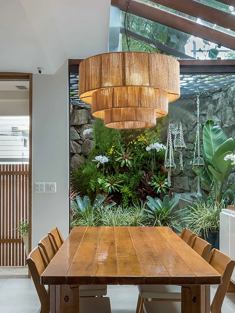 Lustre retrô boêmio de rattan  - Decor Lighting Australia avaliação e preço
