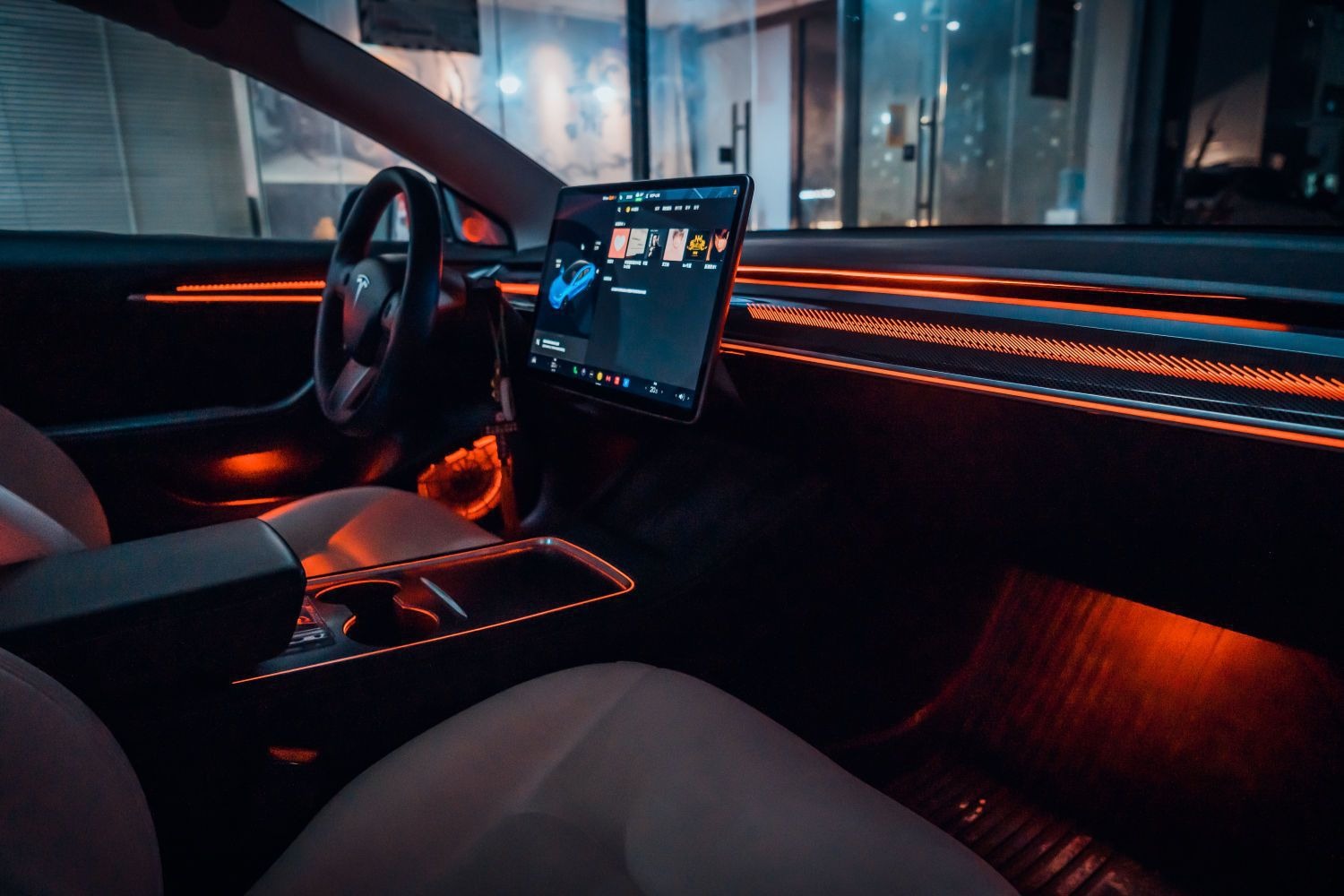 Para Tesla Model 3 Y, Modifica - Lighting Interior Decor avaliação e preço