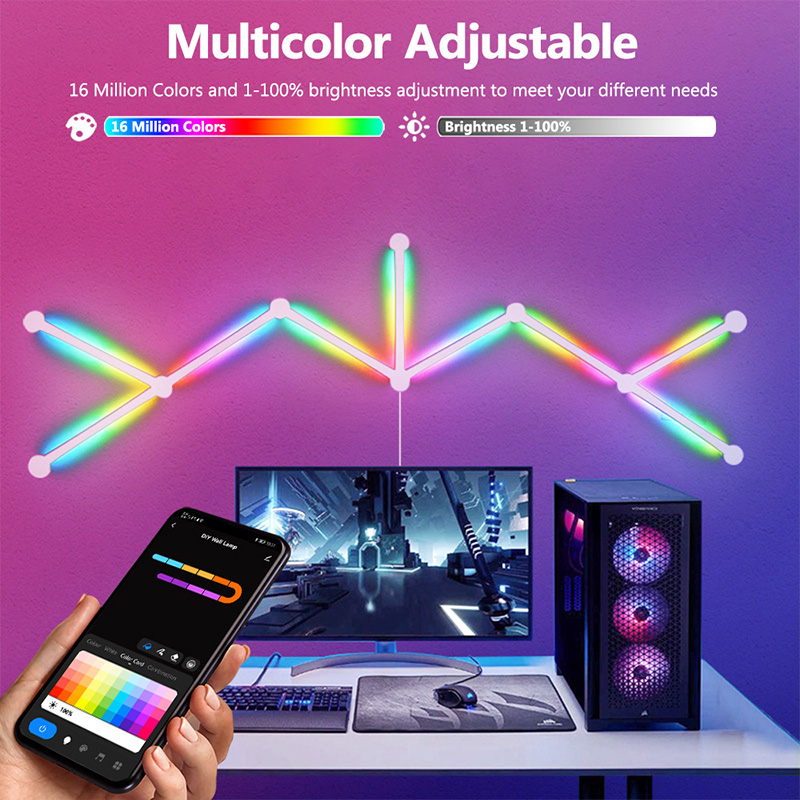 Lâmpada de parede rgb intelige - Lighting Decor For Room avaliação e preço