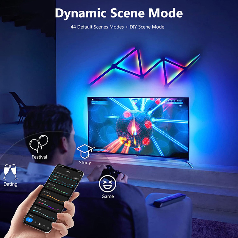 Lâmpada de parede rgb intelige - Lighting Decor For Room avaliação e preço