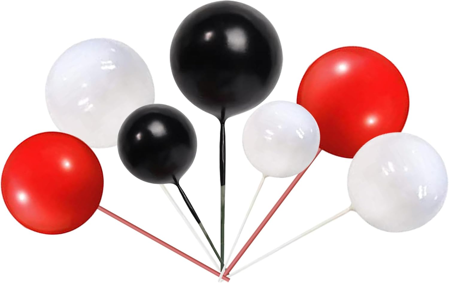 24 pçs bolas bolo toppers cupc - Lighting Mcqueen Birthday Decor avaliação e preço