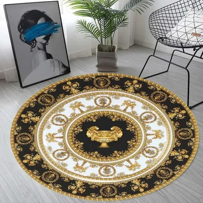 Tapete Redondo Europeu Luxuoso - Home Decor Lighting Wholesale avaliação e preço