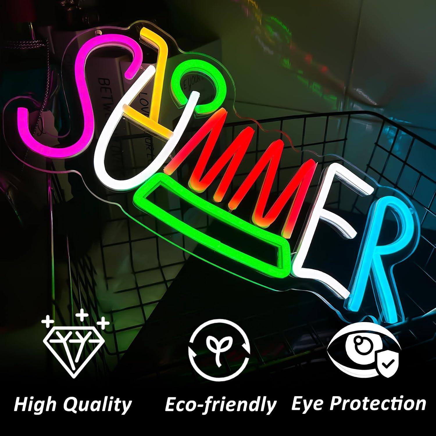 Letreiro Neon de Verão com Luz - Lighting Decor Rentals avaliação e preço