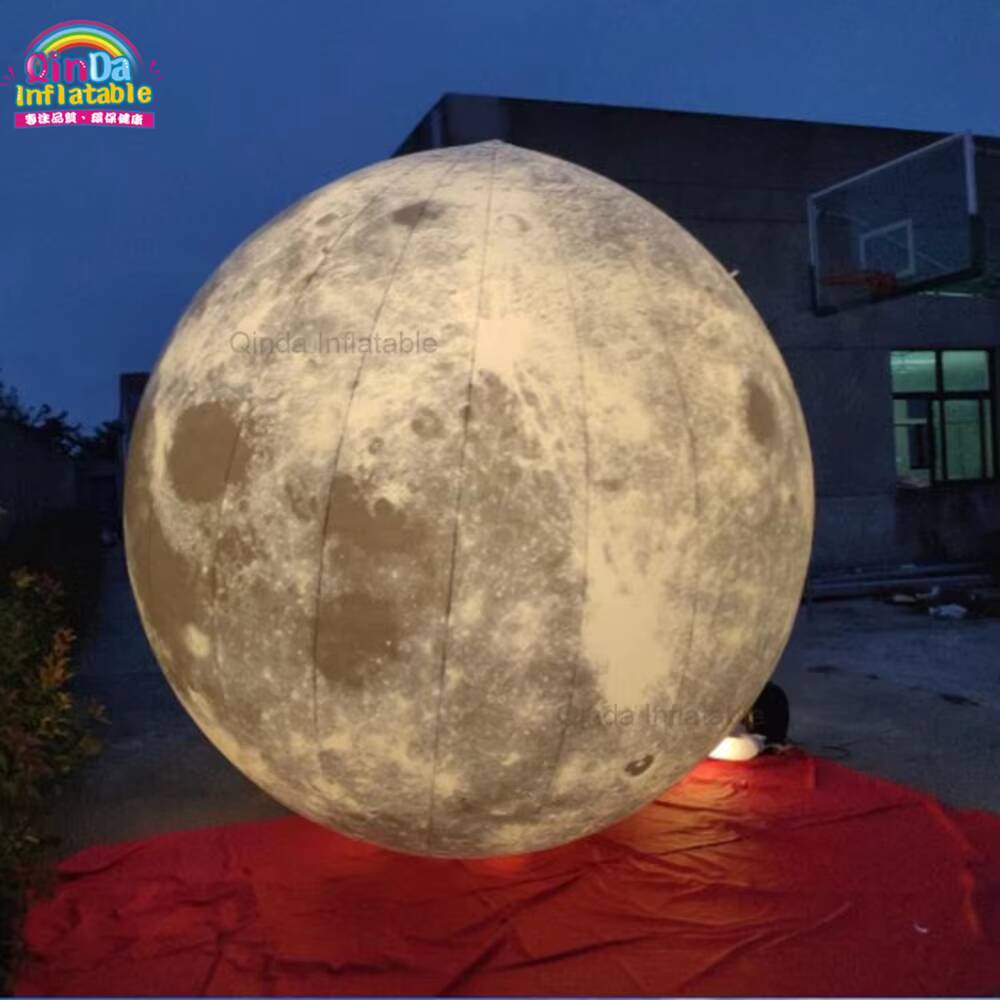 Lua inflável gigante decorativ - Lighting Decor Rentals avaliação e preço