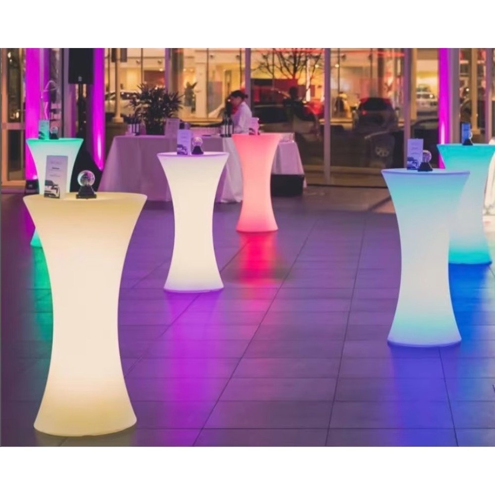 Mesas Altas LED para Eventos,  - Lighting Decor Rentals avaliação e preço