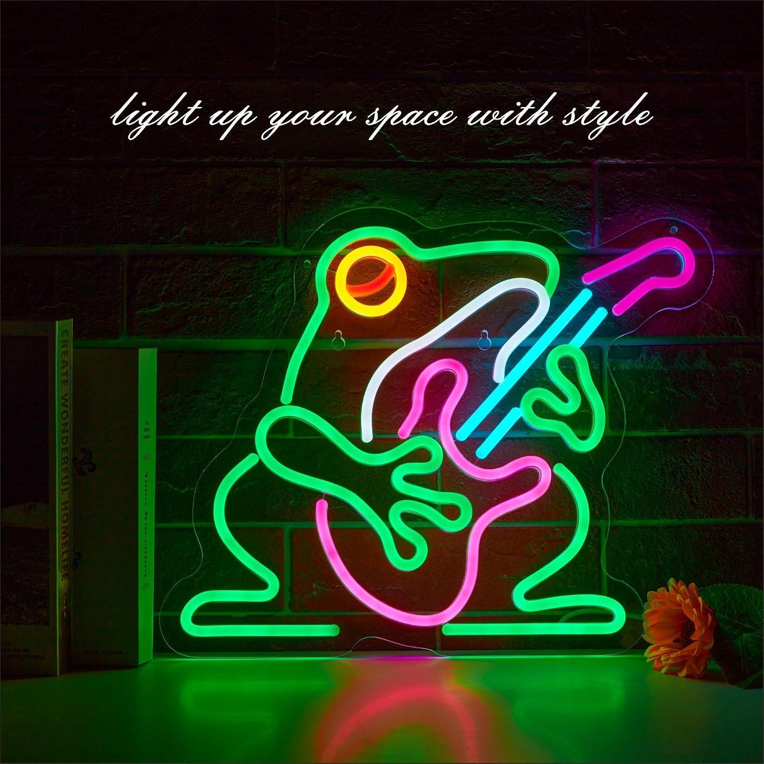 Letreiro Neon Sapo Cowboy, Luz - Lighting Decor For Room avaliação e preço