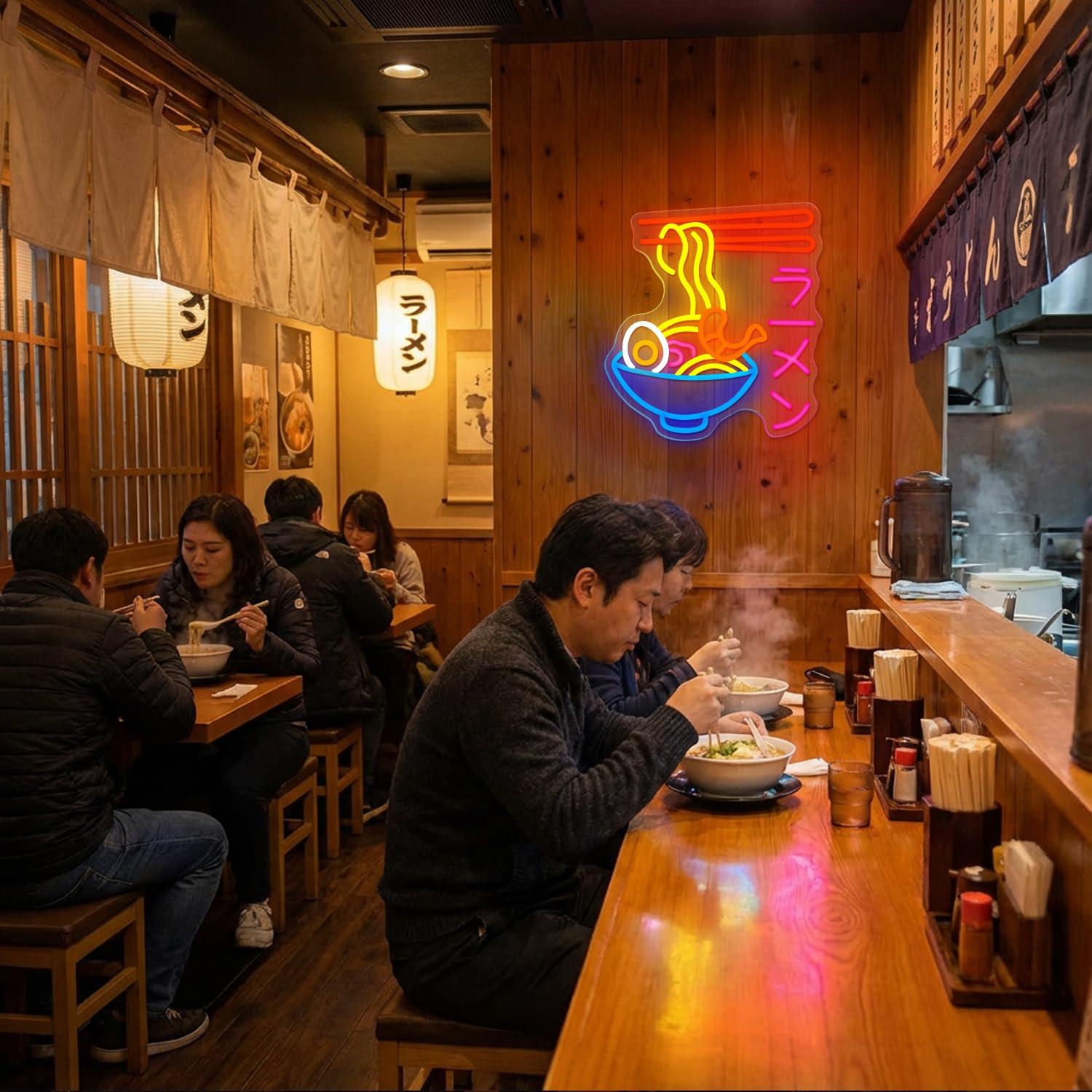 Letreiro Neon de Ramen: Luz LE - Lighting Decor For Room avaliação e preço