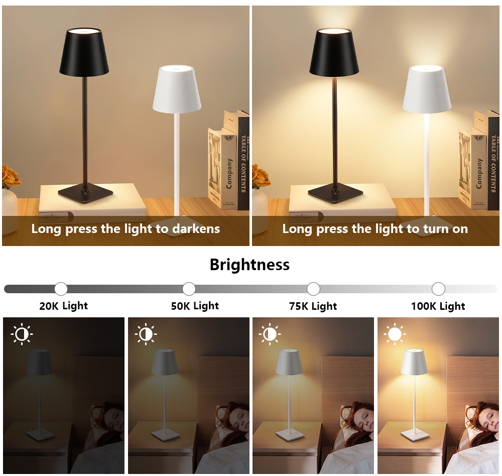 Luminária de Mesa LED Recarreg - Lighting Decor For Room avaliação e preço