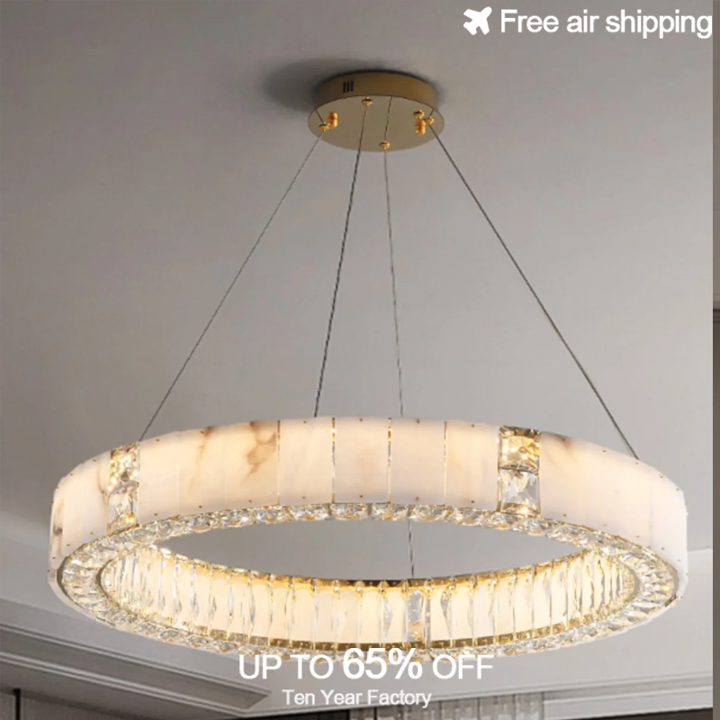 Lustre LED moderno dourado pre - Elements Lighting Decor avaliação e preço