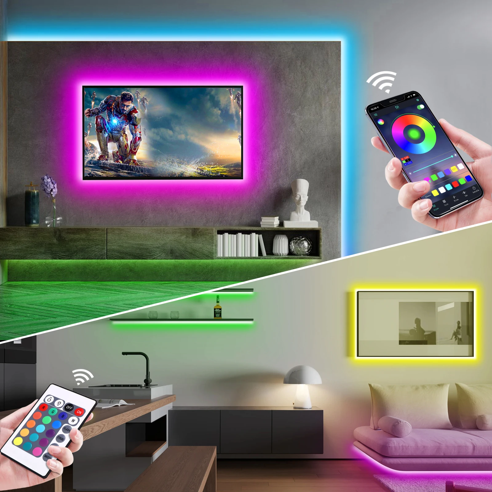 1-5m rgb led neon luz de tira  - Lighting Decor For Room avaliação e preço