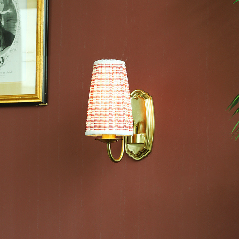 Retro tecido lâmpada de parede - Elements Lighting Decor avaliação e preço