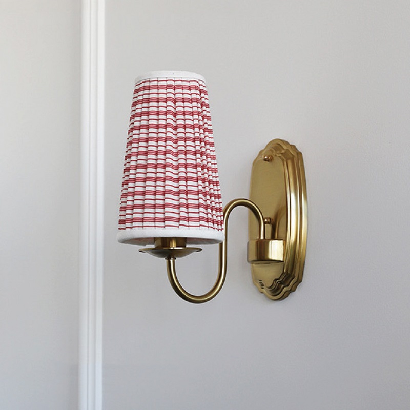 Retro tecido lâmpada de parede - Elements Lighting Decor avaliação e preço